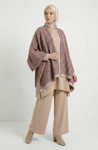 Omuz Şal 1145-01 Kırmızı