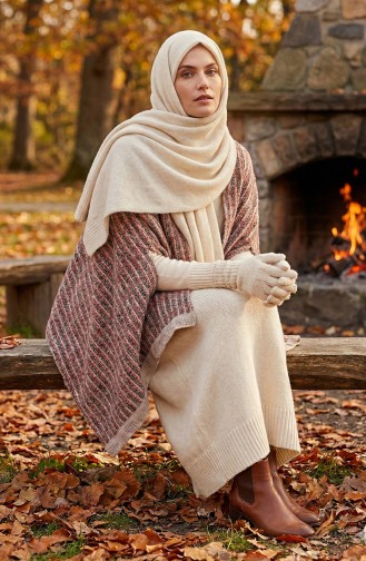 Schulterschal 1145-01 Rot 1145-01