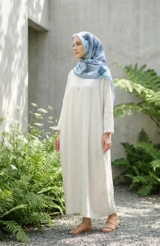 Çiçek Desenli Pamuklu Koza Eşarp 70333-06 Çağla Yeşili Mint Yeşili