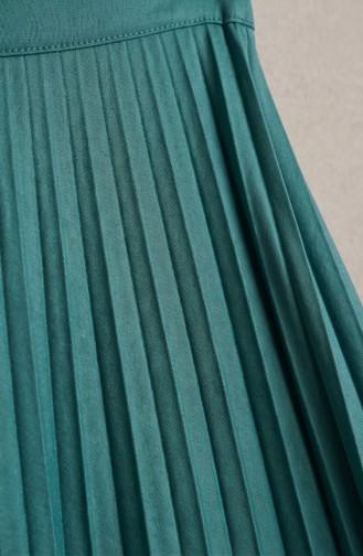 Beli Lastikli Piliseli Etek 0213-13 Çağla Yeşili