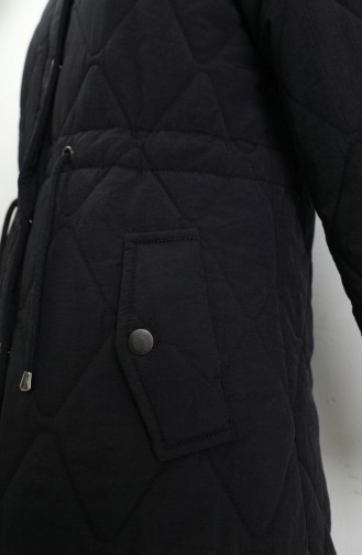 Plus Size Hooded Crinkle Jacket 6225-01 Black 6225-01