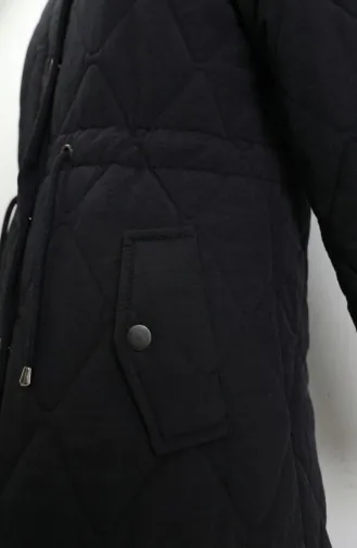 Plus Size Hooded Crinkle Jacket 6225-01 Zwart 6225-01