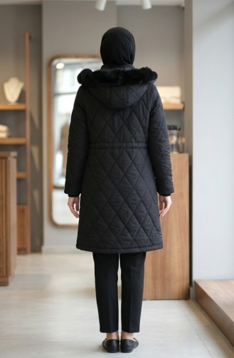 Plus Size Hooded Crinkle Jacket 6225-01 Black 6225-01