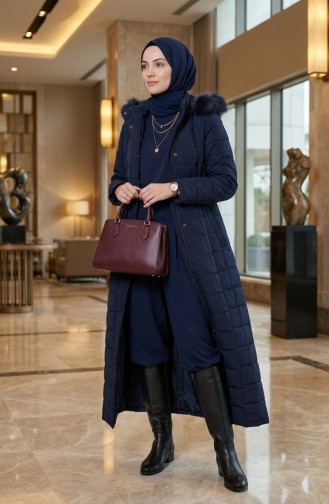 Veste à Capuche Nova Grande Taille 6320-02 Bleu Marine 6320-02