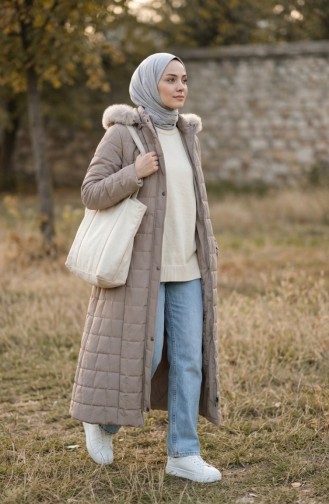 Veste à Capuche Nova Grande Taille 6320-03 Vison 6320-03