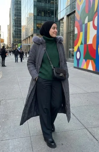 Plus Size Hooded Nova Jacket 6320-05 Grey 6320-05