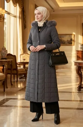 Plus Size Hooded Nova Jacket 6320-05 Grey 6320-05