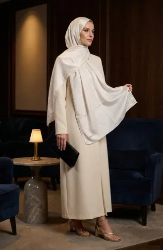 Berlin Şal 81082-02 Krem