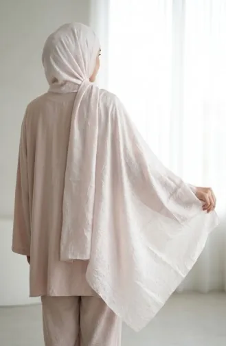 Berlin Şal 81082-02 Krem