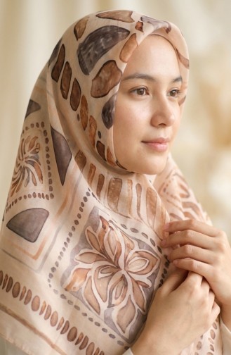 Amber Patterned Scarf 70326-10 Light Salmon 70326-10