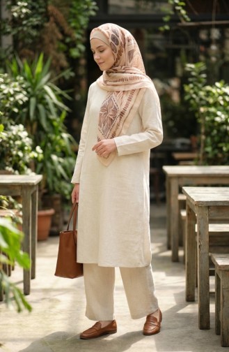 Amber Patterned Scarf 70326-10 Light Salmon 70326-10