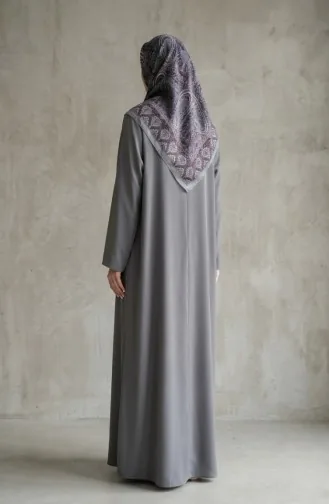Karaca Patterned Cotton Scarf 81091-07 Grey Plum 81091-07