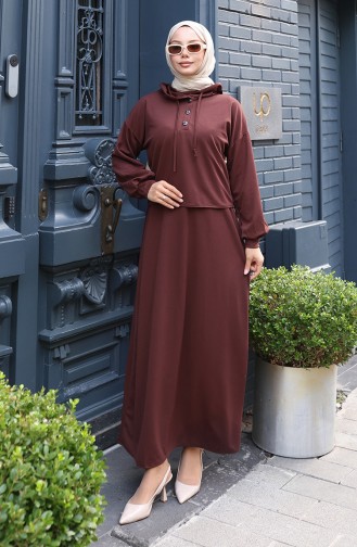 Button-Down Dress Suit 4609-03 Brown 4609-03