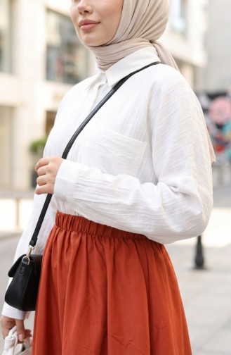 Beli Lastikli Rahat Kesim Etek 0227-07 Taba