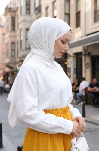 Beli Lastikli Rahat Kesim Etek 0227-08 Hardal