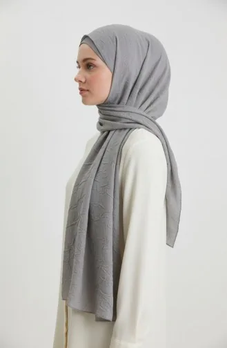 شال بامبو كراس 1005-01 رمادي 1005-01