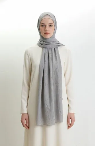 شال بامبو كراس 1005-01 رمادي 1005-01