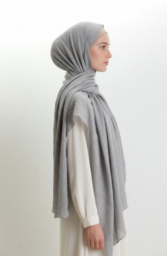 Bamboe Kras Sjaal 1005-01 Grijs 1005-01