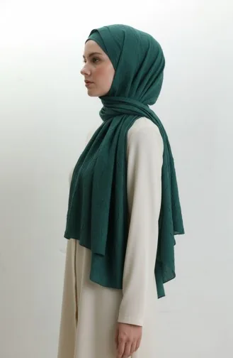 Bambu Kraş Şal 1005-02 Zümrüt Yeşili