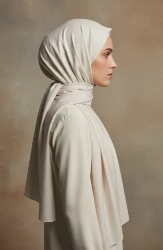 Bambu Kraş Şal 1005-03 Krem