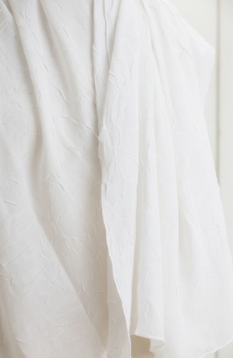 شال من الخيزران بلون التوت البري 1005-03 كريمي 1005-03