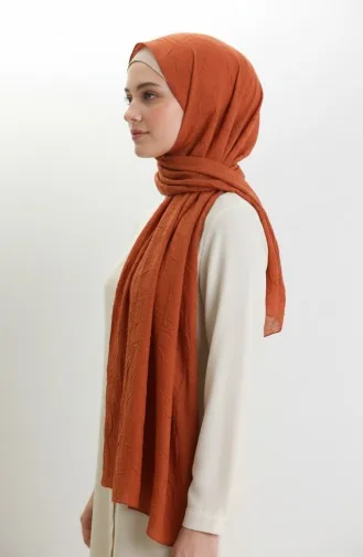 Bambu Kraş Şal 1005-04 Kiremit