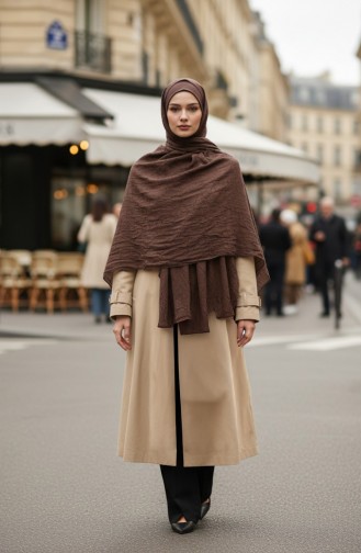 Bamboe Crash Sjaal 1005-05 Bruin 1005-05