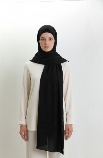 Bamboe Kras Sjaal 1005-09 Zwart 1005-09