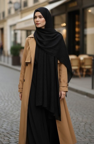 Bamboe Kras Sjaal 1005-09 Zwart 1005-09