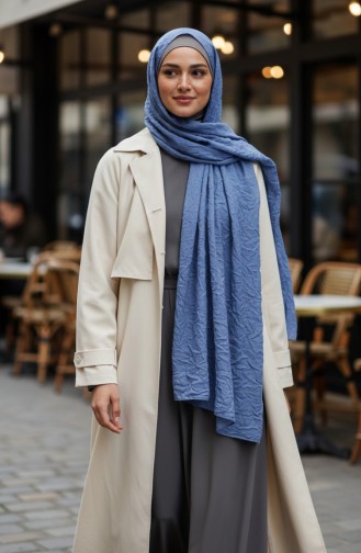 Kras Châle Bambou 1005-10 Indigo 1005-10