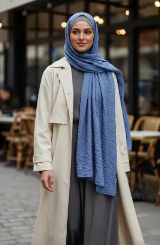 Kras Châle Bambou 1005-10 Indigo 1005-10