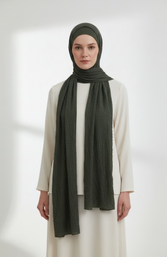 Bamboe Kras Sjaal 1005-11 Kaki 1005-11