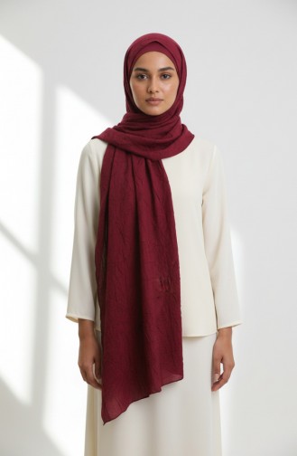 شال بامبو كراسنوس 1005-16 لون عنابي 1005-16