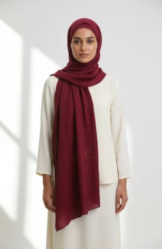 Bambu Kraş Şal 1005-16 Bordo