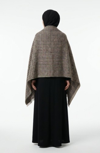 Omuz Şal 1106-02 Gri Bej
