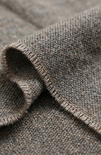 Schoudersjaal 3012-01 Nerts Zwart 3012-01