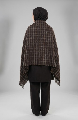 Shoulder Shawl 3015-01 Brown 3015-01