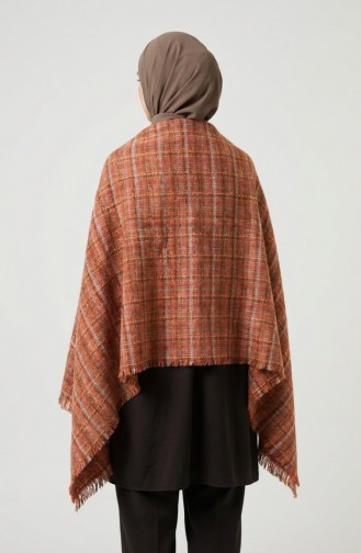 Schoudersjaal 3016-01 Terracotta 3016-01