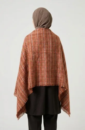 Omuz Şal 3016-01 Kiremit