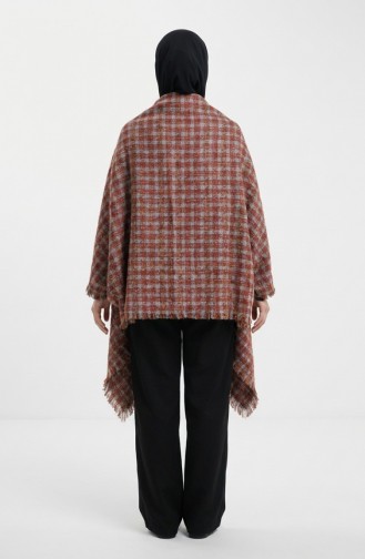 Omuz Şal 3027-01 Kiremit Gri