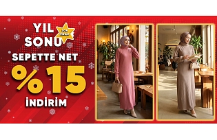 Sepette Net %15 İndirim