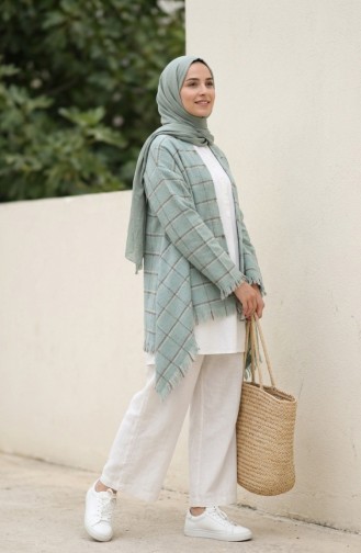 Schoudersjaal 3017-01 Lichtgroen 3017-01