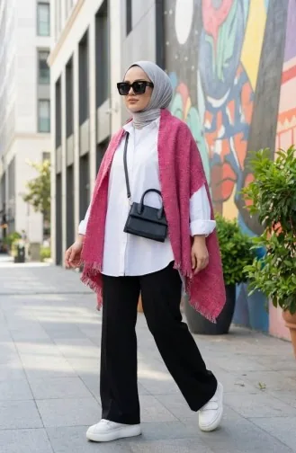 Omuz Şal 3010-01 Pembe