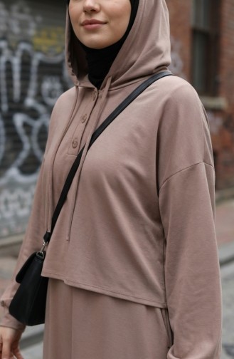 Geknoopt Jurkpak 4609-05 Nerts 4609-05