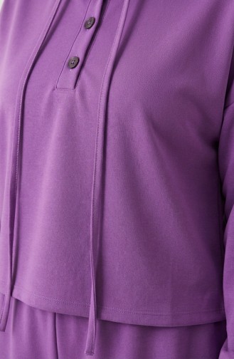 Buttoned Dress Suit 4609-06 Lilac 4609-06