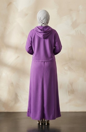 Buttoned Dress Suit 4609-06 Lilac 4609-06