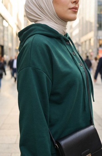 Button-Down Dress Suit 4609-07 Emerald Green 4609-07