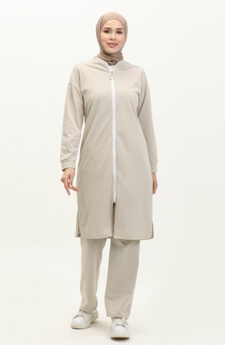 Trainingspak Met Ritssluiting 3044-07 Beige 3044-07