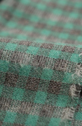 Shoulder Shawl 3001-01 Green Brown 3001-01