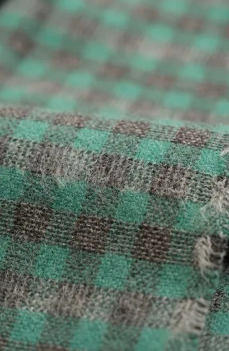 Schulterschal 3001-01 Grün Braun 3001-01